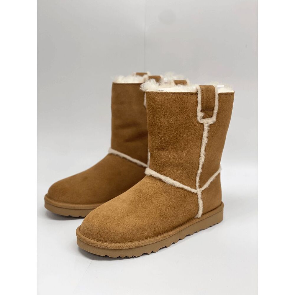 UGG Women's Classic Short Spill Seam Boots - Chestnut 7M